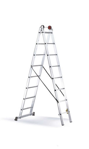 [SCE20020] Delmer Reform Ladder 2x10 treden 3,0 m - 4,9 m  13 kg