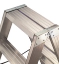 Delmer Dubbel Oploopbare Trap 2x4 treden 80 cm 5,7 kg 
