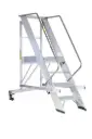 SVELT Castellana MAXI Mobiel Podesttreppe-Stehleiter 4 bis 15 Stufen bis zu 3,90 m