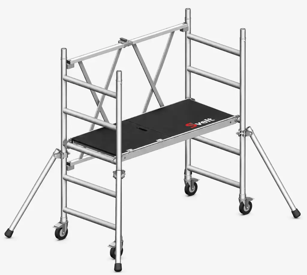 SVELT Roller Plus S Rolsteiger 1,60 x 0,75 m | Platformlengte 1,40 m | Werkhoogte 7,76 m