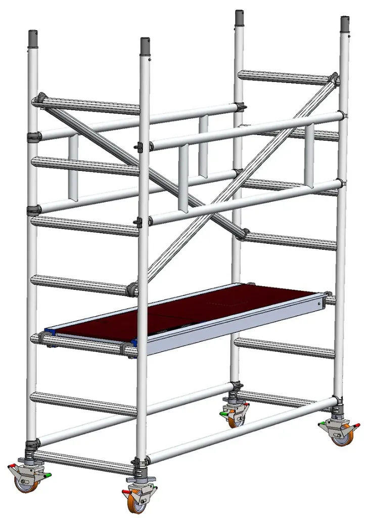 SVELT Tempo Tech S Rolsteiger 3,00 x 0,74 m | Platformlengte 3,00 m | Steigerhoogte 10,76 m