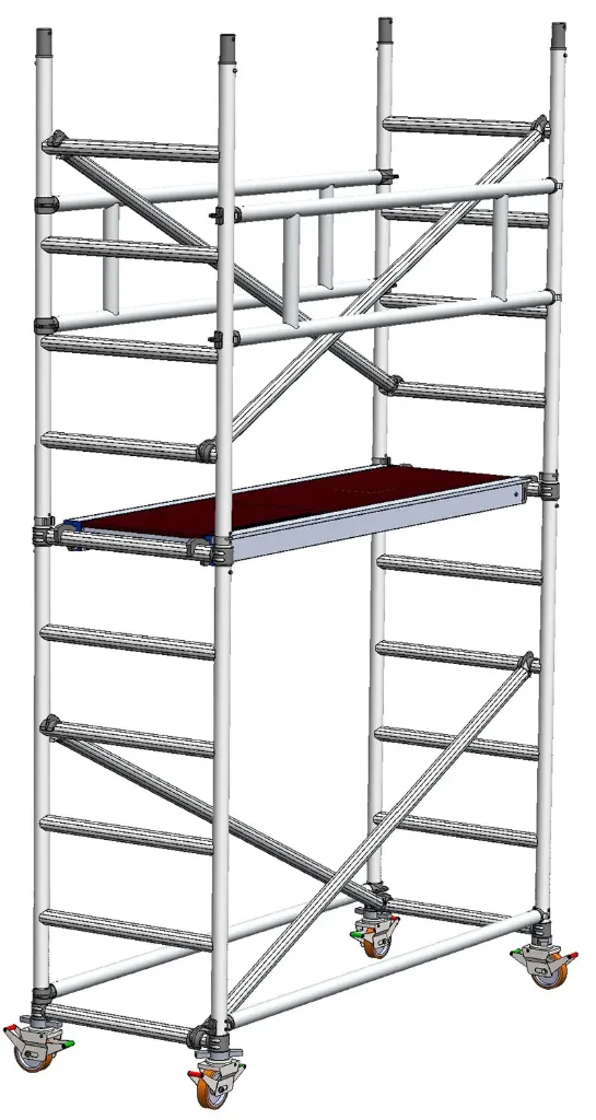SVELT Tempo Tech S Rolsteiger 3,00 x 0,74 m | Platformlengte 3,00 m | Steigerhoogte 10,76 m