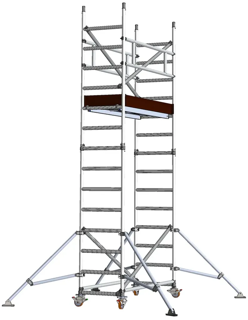 SVELT Tempo Tech S Rolsteiger 3,00 x 0,74 m | Platformlengte 3,00 m | Steigerhoogte 10,76 m