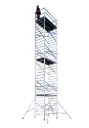 Échafaudage roulant SVELT Tempo Tech L 2,50 × 1,35 m | Longueur de plateforme : 2,50 m | Hauteur de l’échafaudage : 10,76 m