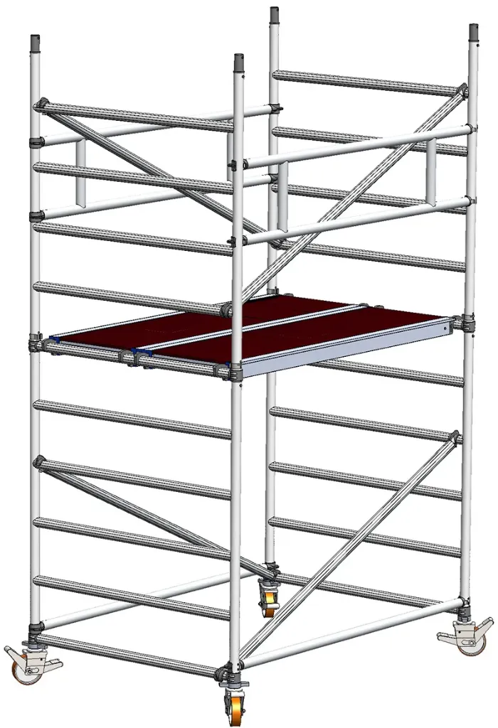 SVELT Tempo Tech L Rolsteiger 3,00 x 1,35 m | Platformlengte 3,00 m | Steigerhoogte 10,76 m