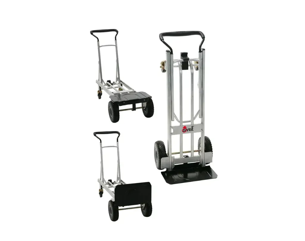 [CARMAC3] SVELT MAC3 Mehrzweck-Aluminium-Handwagen – 3-in-1 – 450 kg