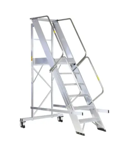 SVELT Castellana MAXI Mobile Platform stepladder 4 to 15 steps up to 3.90 m