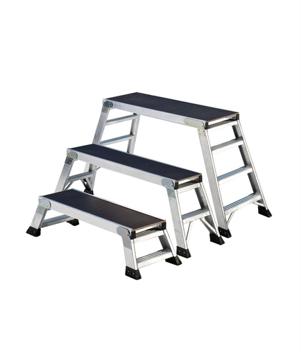Marchepied télescopique en aluminium SVELT, réglable de 30 à 93 cm